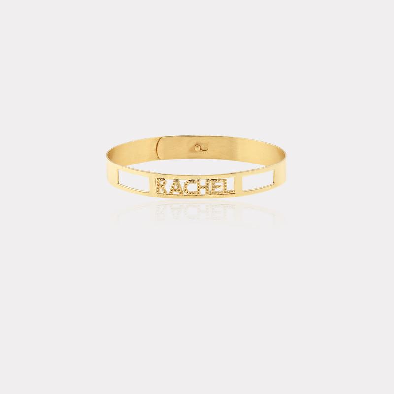 Rachel Araz Koleksiyonu Sarı Altın Bilezik