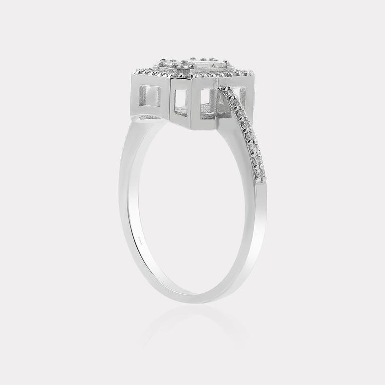 0,46 Ct. Pırlanta Baget Yüzük