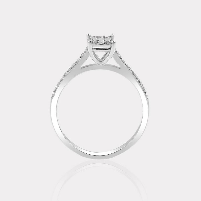0,21 Ct. Diamond Ring