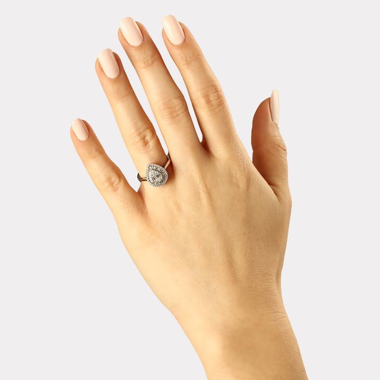 0,38 Ct. Diamond Ring