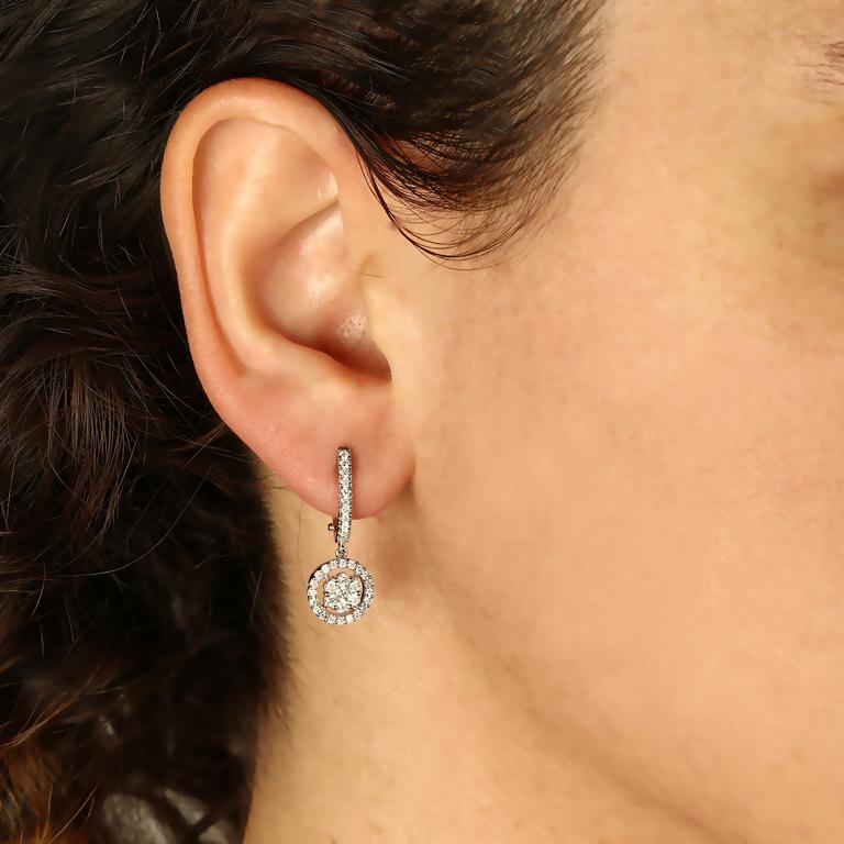 0,72 Ct. Diamond Earring
