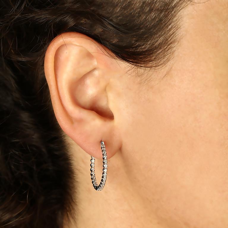 0,67 Ct. Diamond Earring