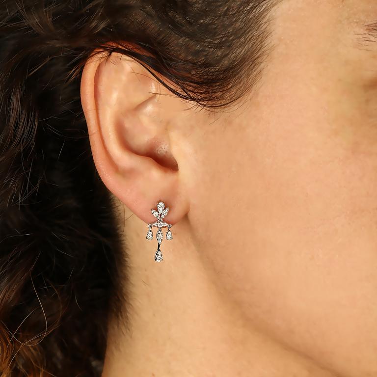 0,63 Ct. Diamond Earring