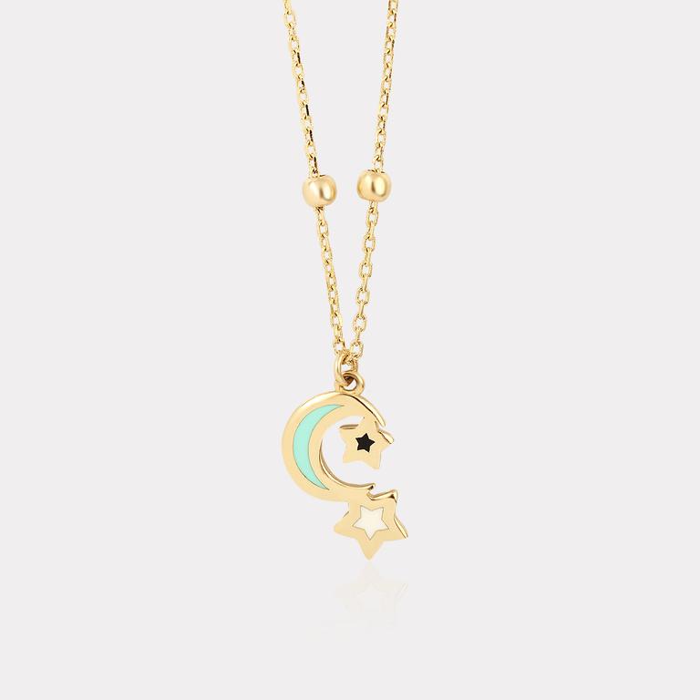 Gold Simple Kids Necklace