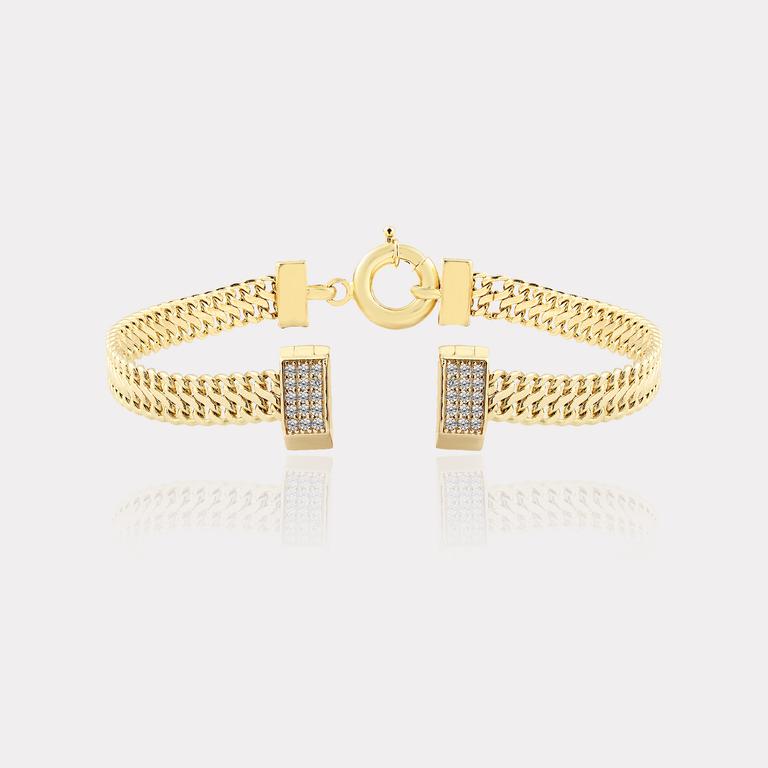 Gold Stones Bracelet