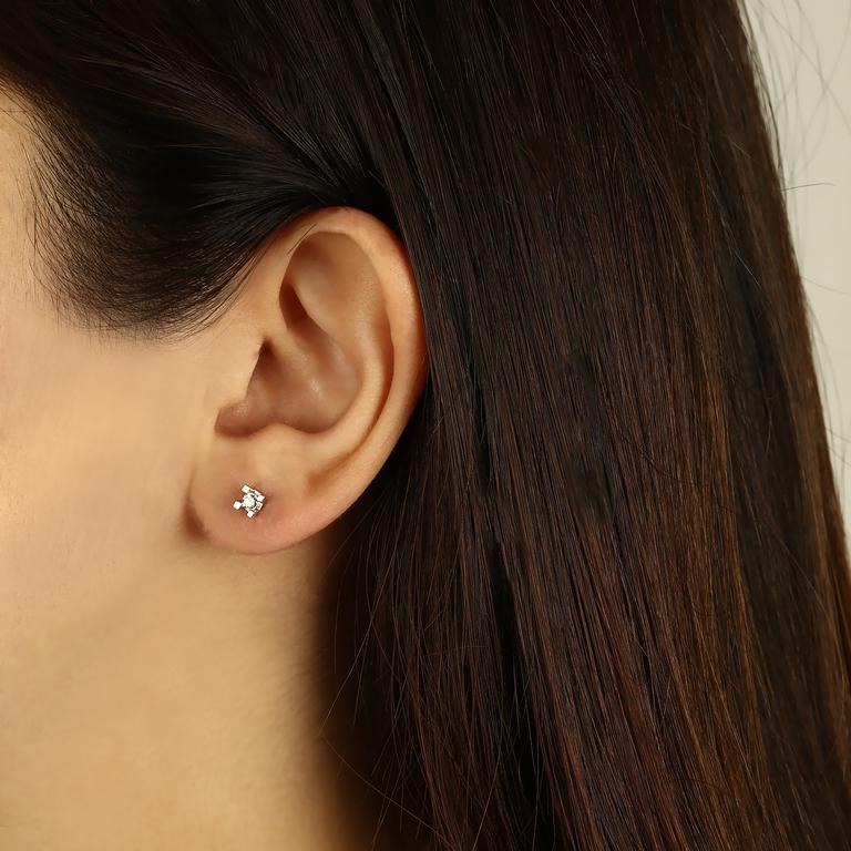 0,40 Ct. Diamond Earring