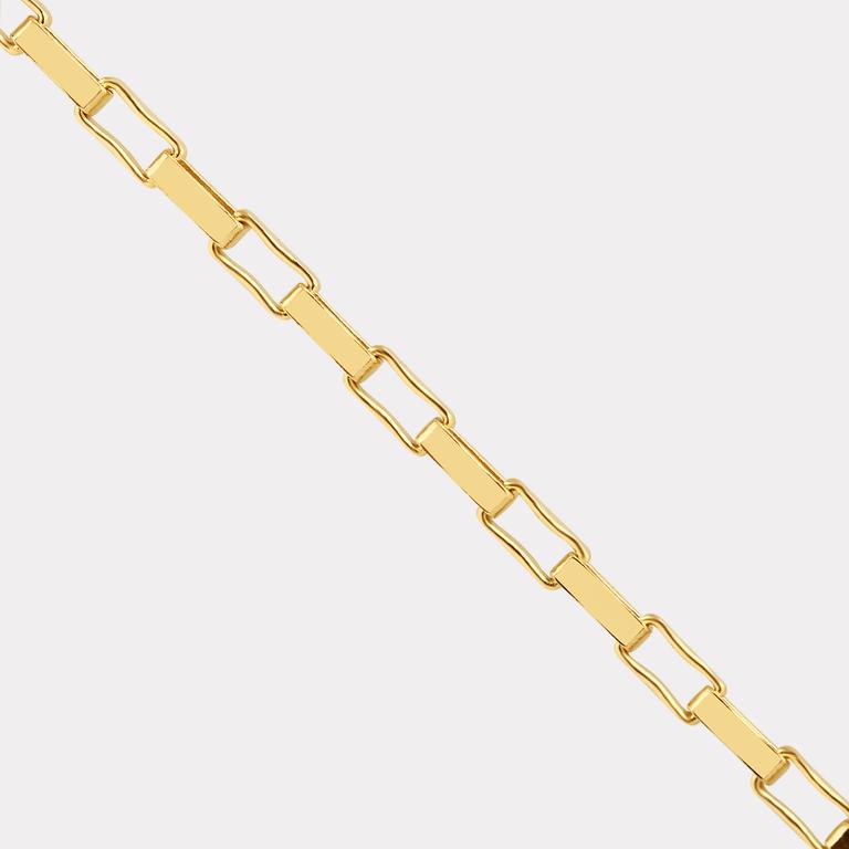 Sarı Altın Ataç Zincir Kolye - 60 cm