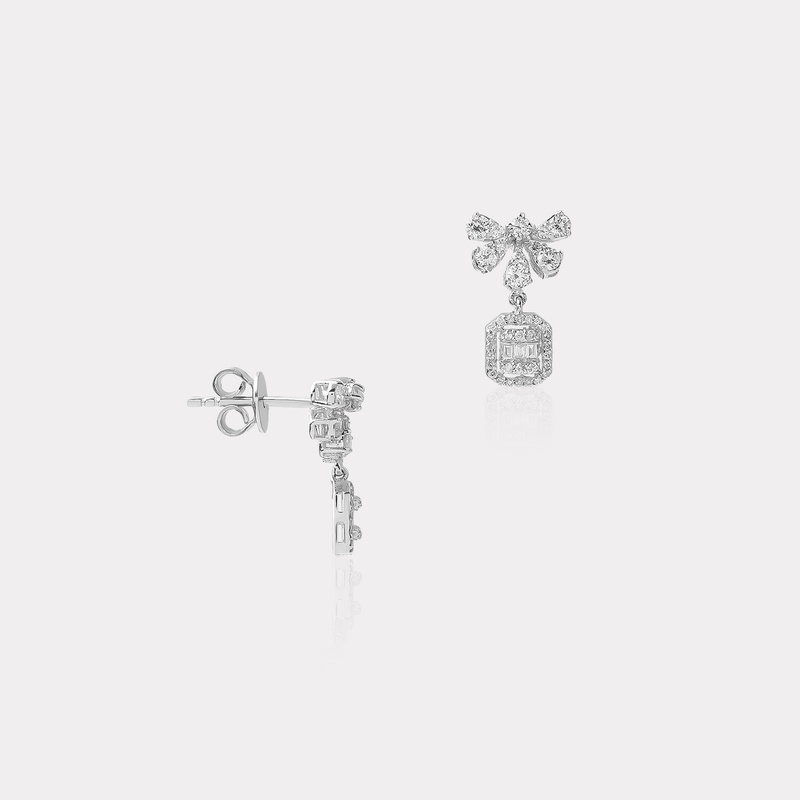 0,67 Ct. Pırlanta Küpe