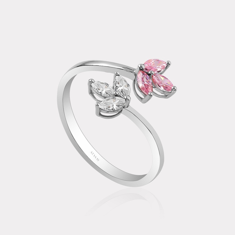 0,20 Ct. Pırlanta Yüzük Simulant Taşlı