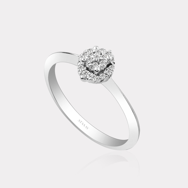 0,09 Ct. Pırlanta Yüzük